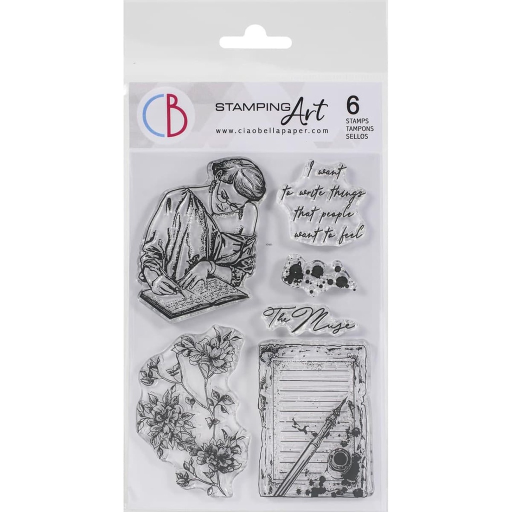 Ciao Bella Paper - Muse 4"x6" stamp set