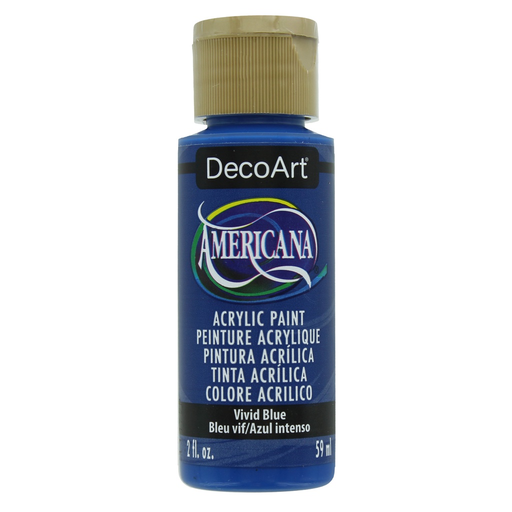 DecoArt Americana Acrylic - Vivid Blue (2oz)