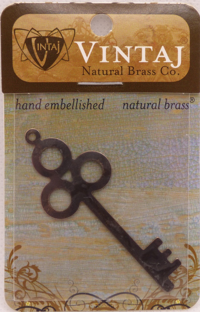  Vintaj Primitive Key (62 X 24mm)