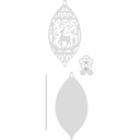 Sweet Dixie Deer Bauble die set