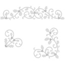 Sweet Dixie Holly & Swirl Embellishment die set