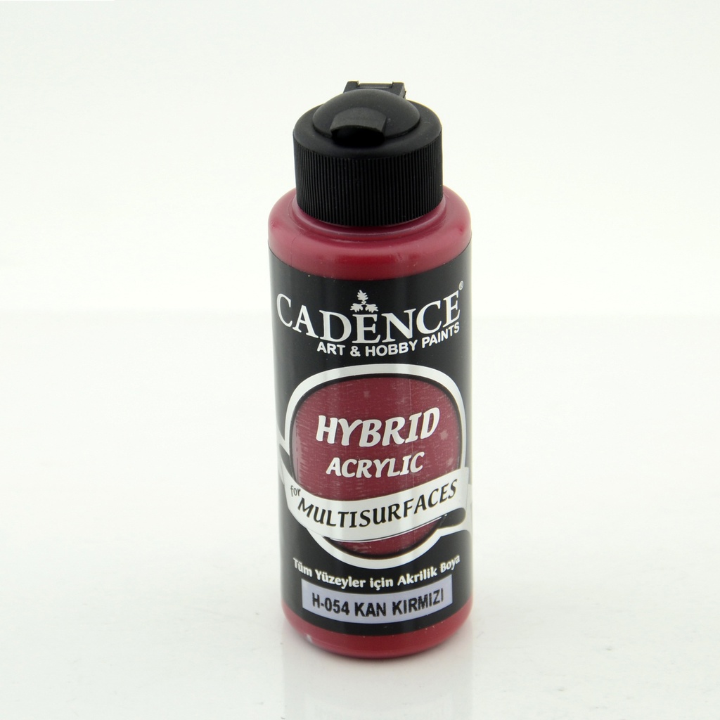 Cadence Hybrid Acrylic Paint - Blood Red (120ml)