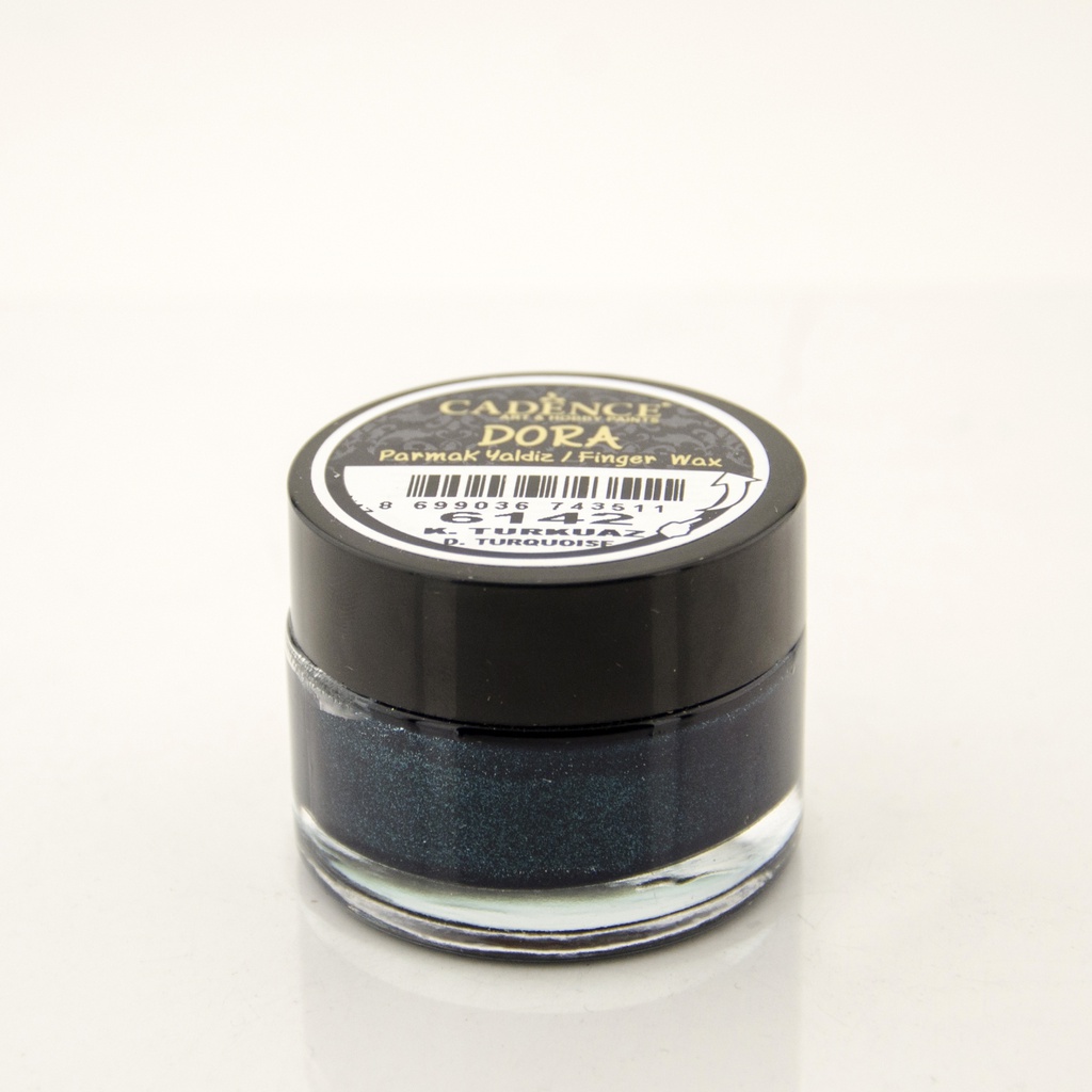 Cadence Dora Metallic Finger Wax - Dark Turquoise (20ml)