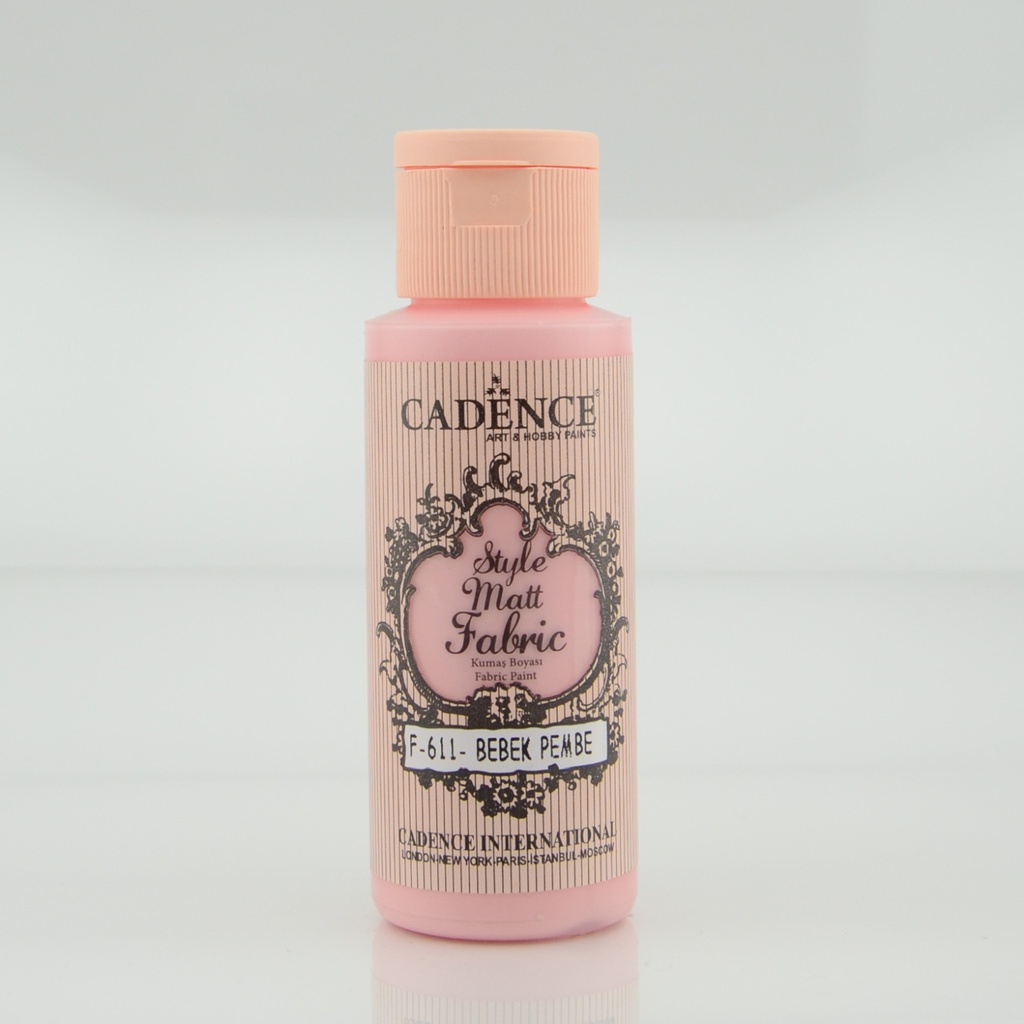 Cadence Style Matt Fabric Paint - Baby Pink