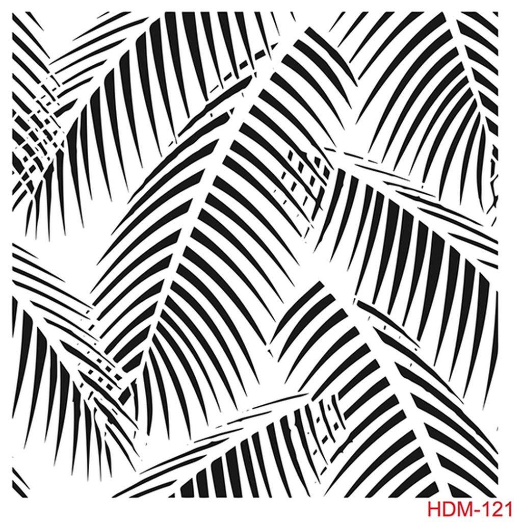 Cadence Midi Stencil - Palm Leaf (25x25)