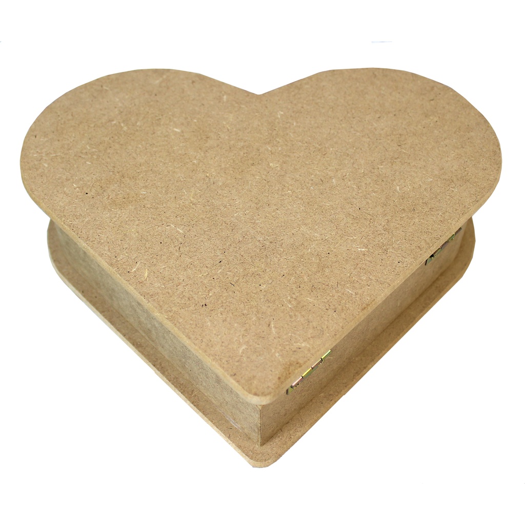 MDF Heart Shaped Box (26x22x7cm)