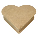 MDF Heart Shaped Box (26x22x7cm)