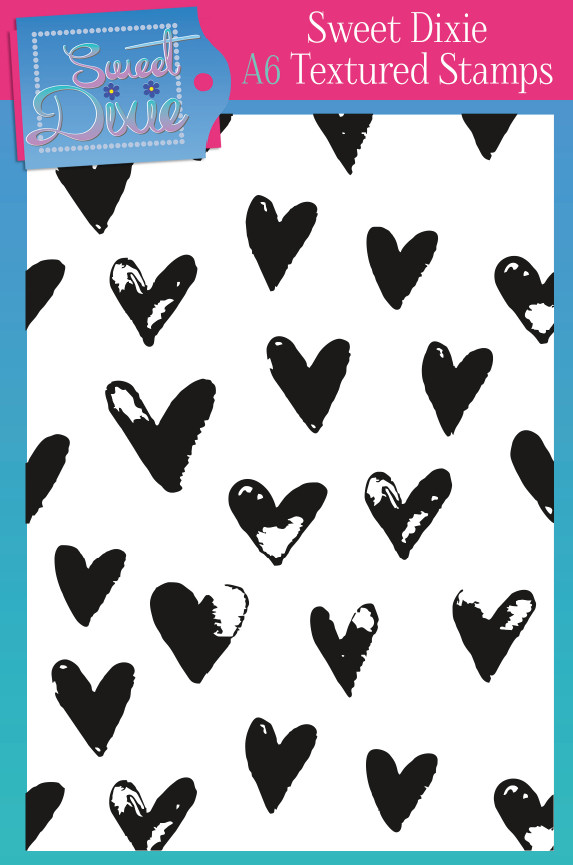 Sweet Dixie A6 Textured Stamp - Texture 6