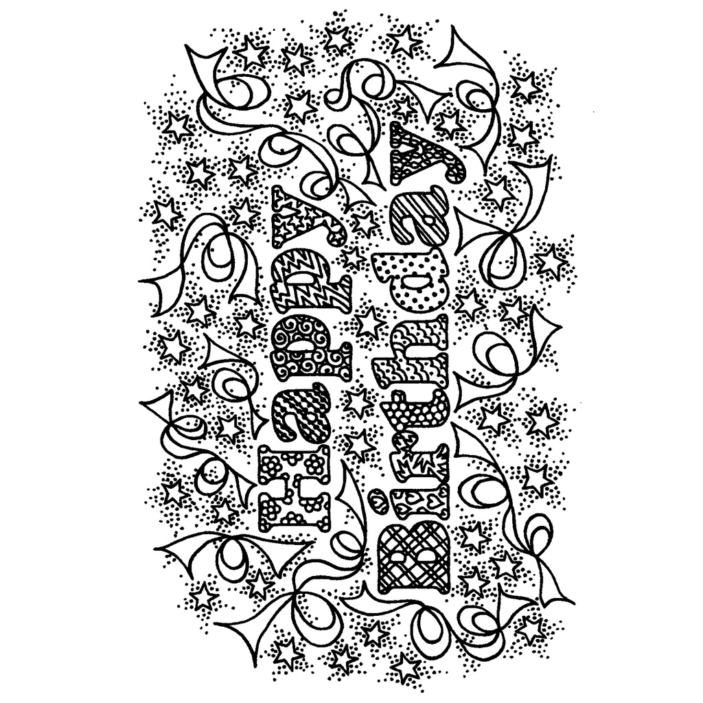 Sweet Dixie Happy Birthday Background 2 stamp set