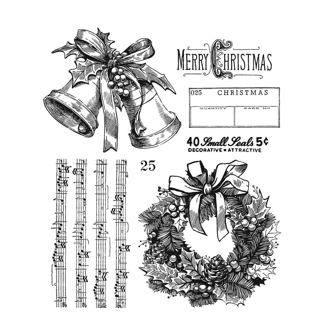 Tim Holtz - Stampers Anonymous Cling Stamps - Department Store