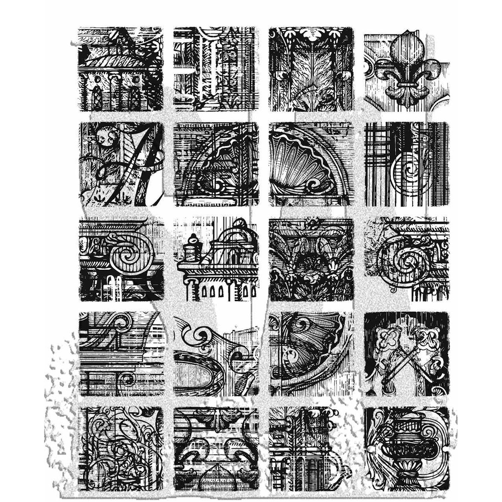 Tim Holtz - Stampers Anonymous Cling Stamps - Creative Blocks