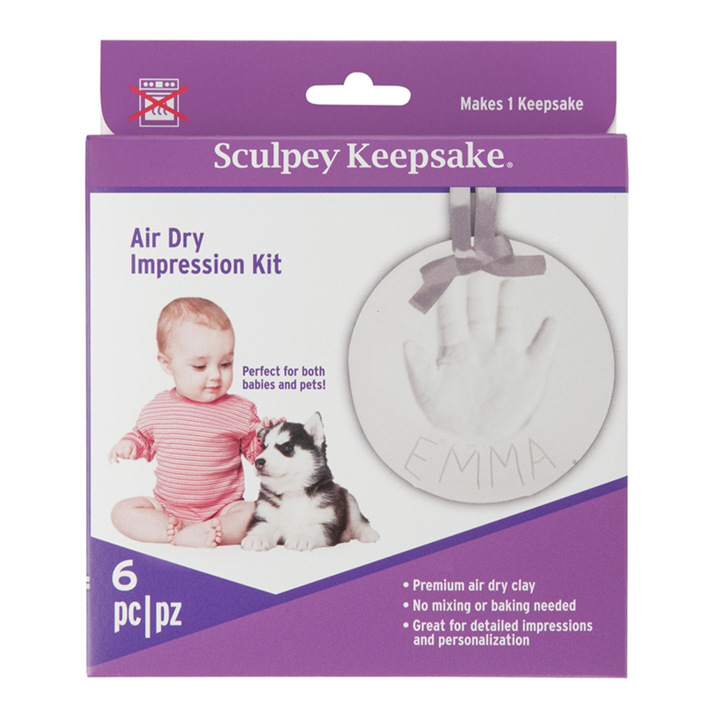 Sculpey Keepsake Air-Dry Kit - White (English only packaging)