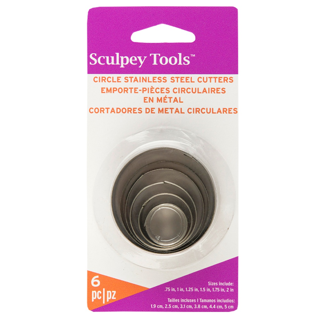 Sculpey Graduated Cutter Set: Circle (6pc)