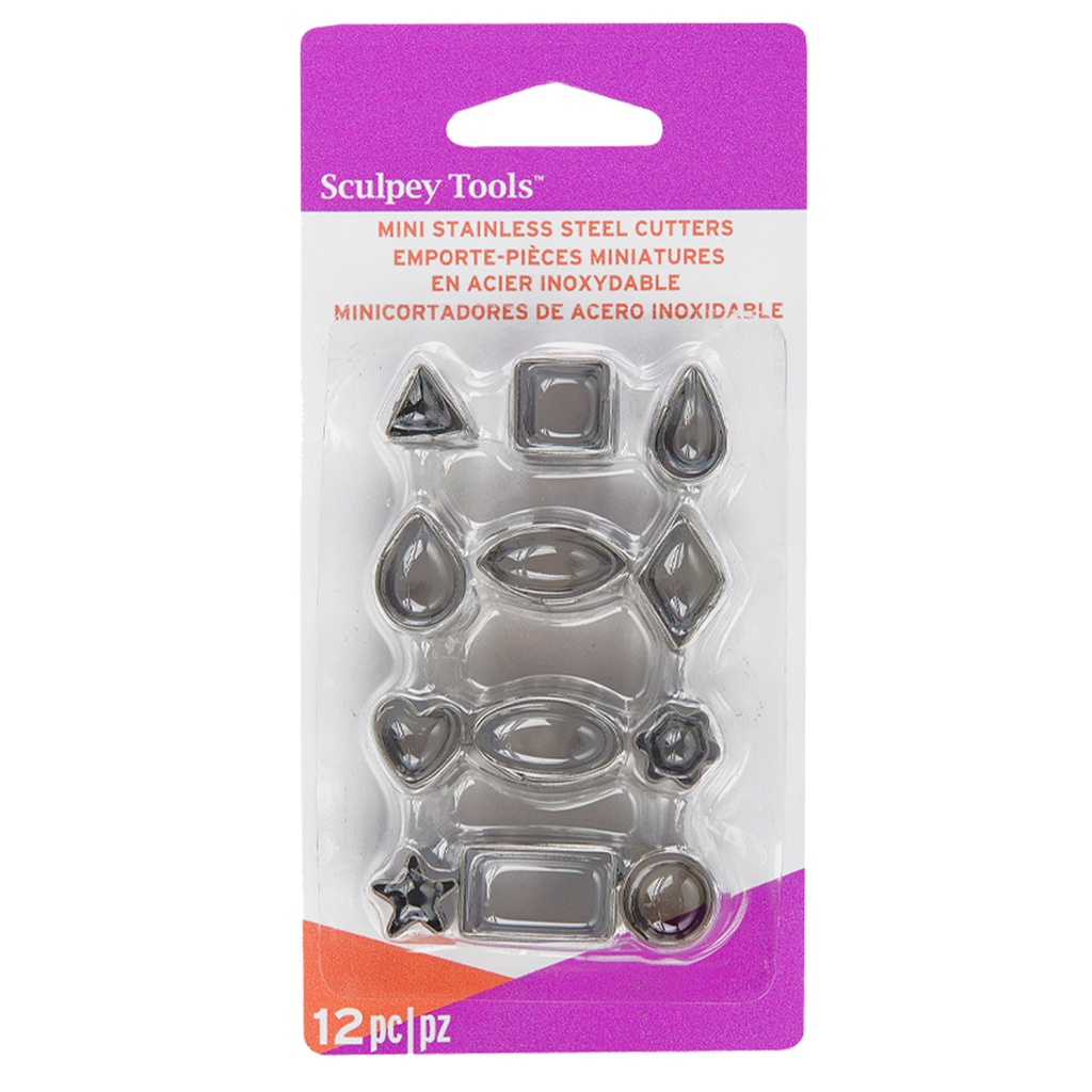 Sculpey Mini Metal Cutters: Geometric (12pc)