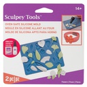 Sculpey Silicone Oven Safe Mold - Flowers