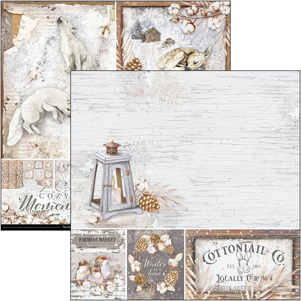 Ciao Bella Paper - Cozy Moments - 8"x8" Paper Pad 