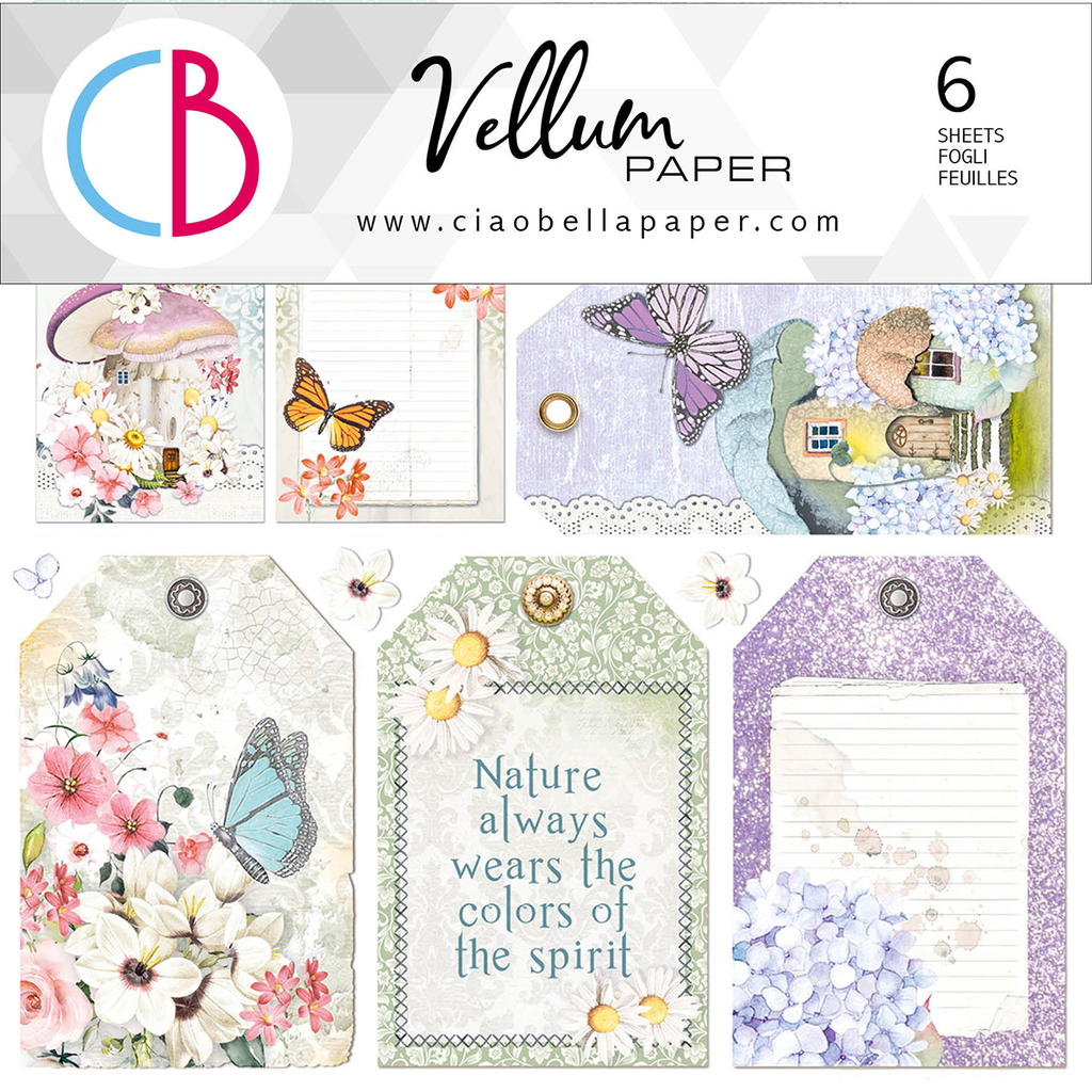 Ciao Bella Paper - Enchanted Land 6"x6" Vellum