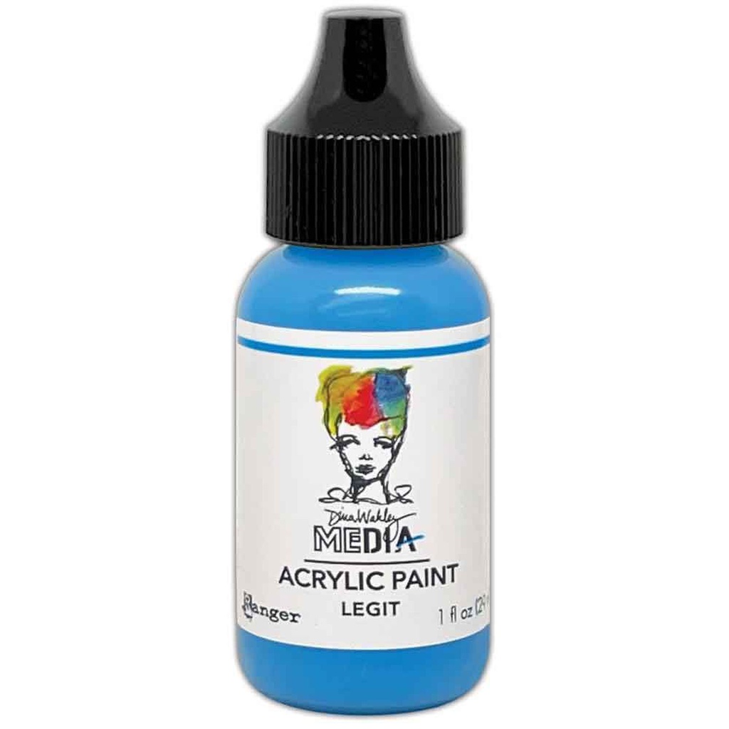 Dina Wakley MEdia Acrylic Neon Paints - Legit (1oz)