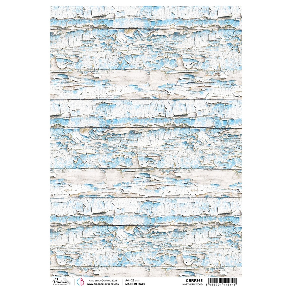 Ciao Bella Paper - Northern Wood A4 rice paper (SINGLE Sheet)