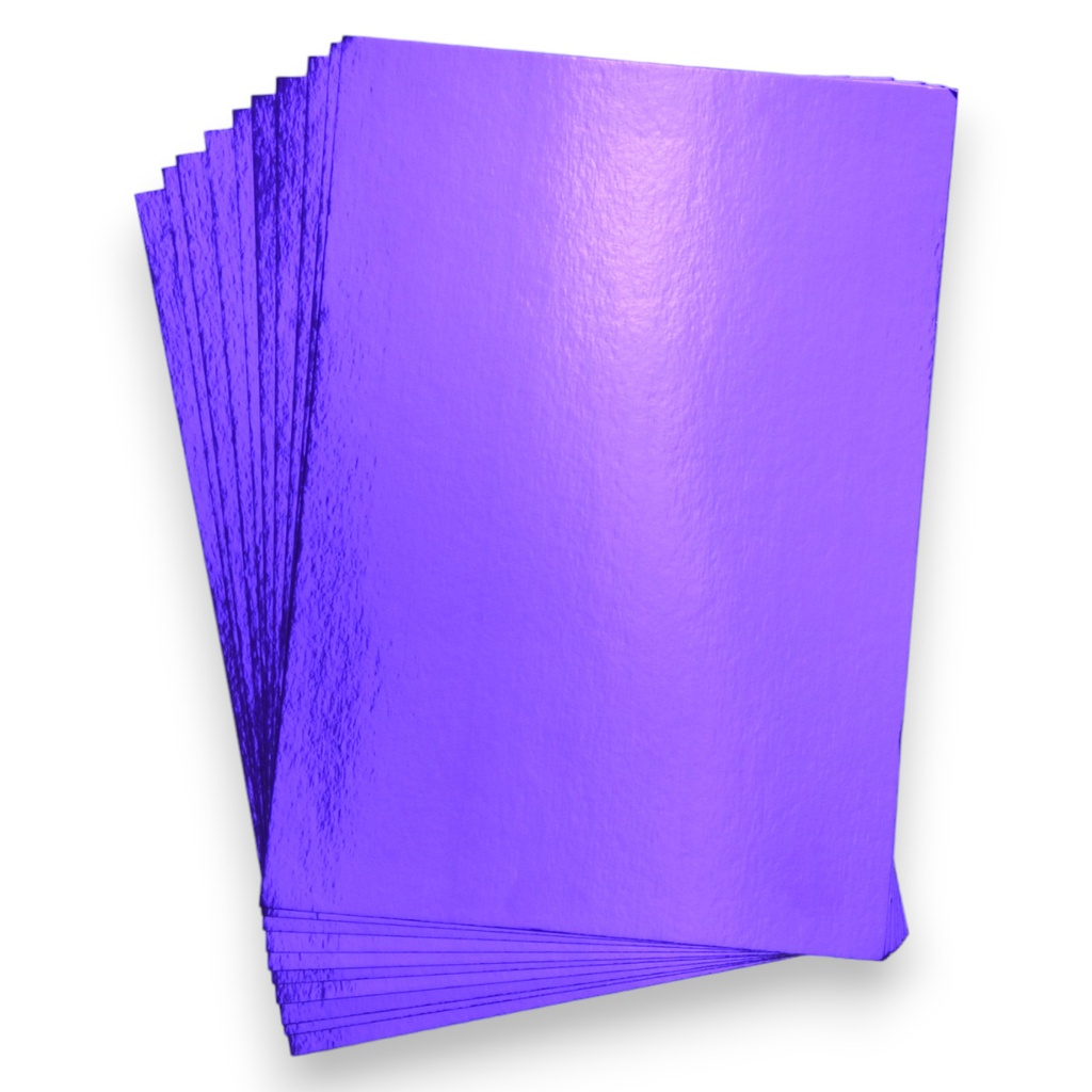 Metallic Purple A4 Card (250gsm x 10)