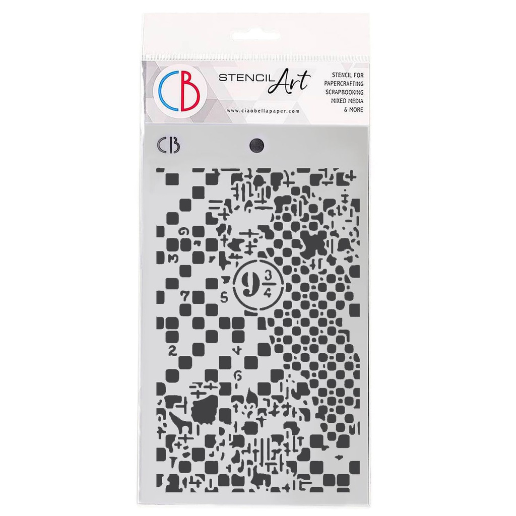 Ciao Bella Paper - Enigmatic Essence 5"x8" Stencil