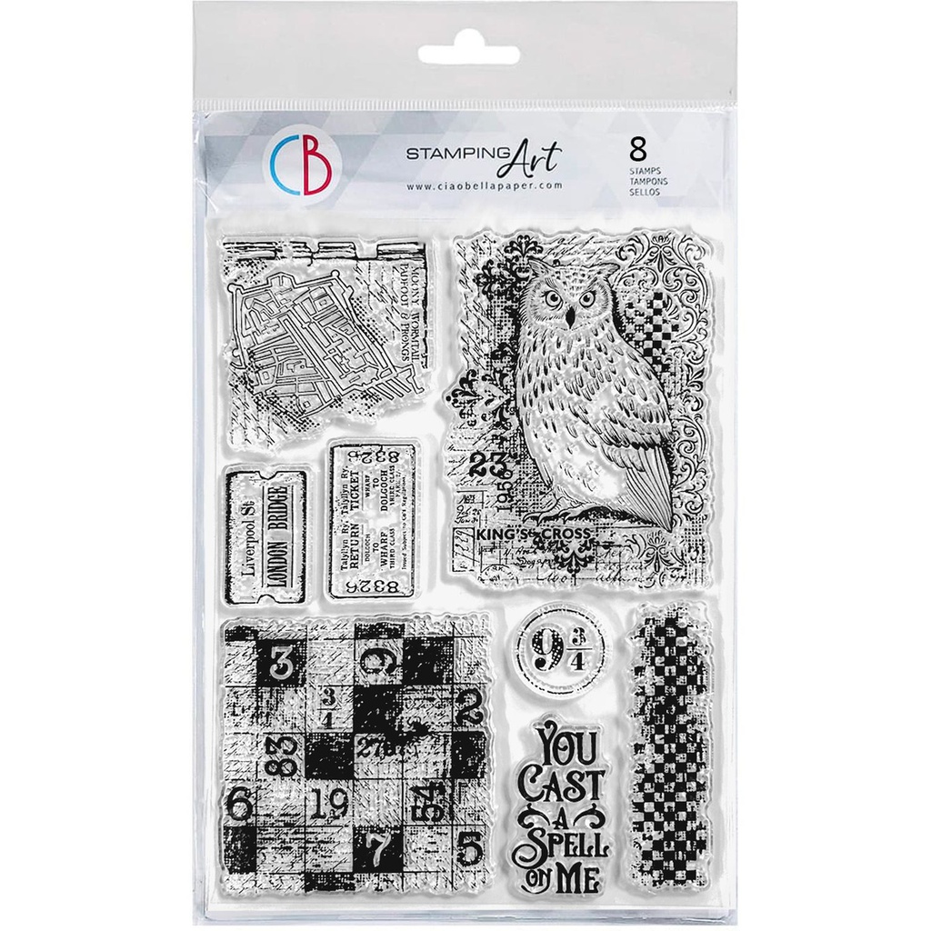 Ciao Bella Paper - Magic Spell 6"x8" stamp set