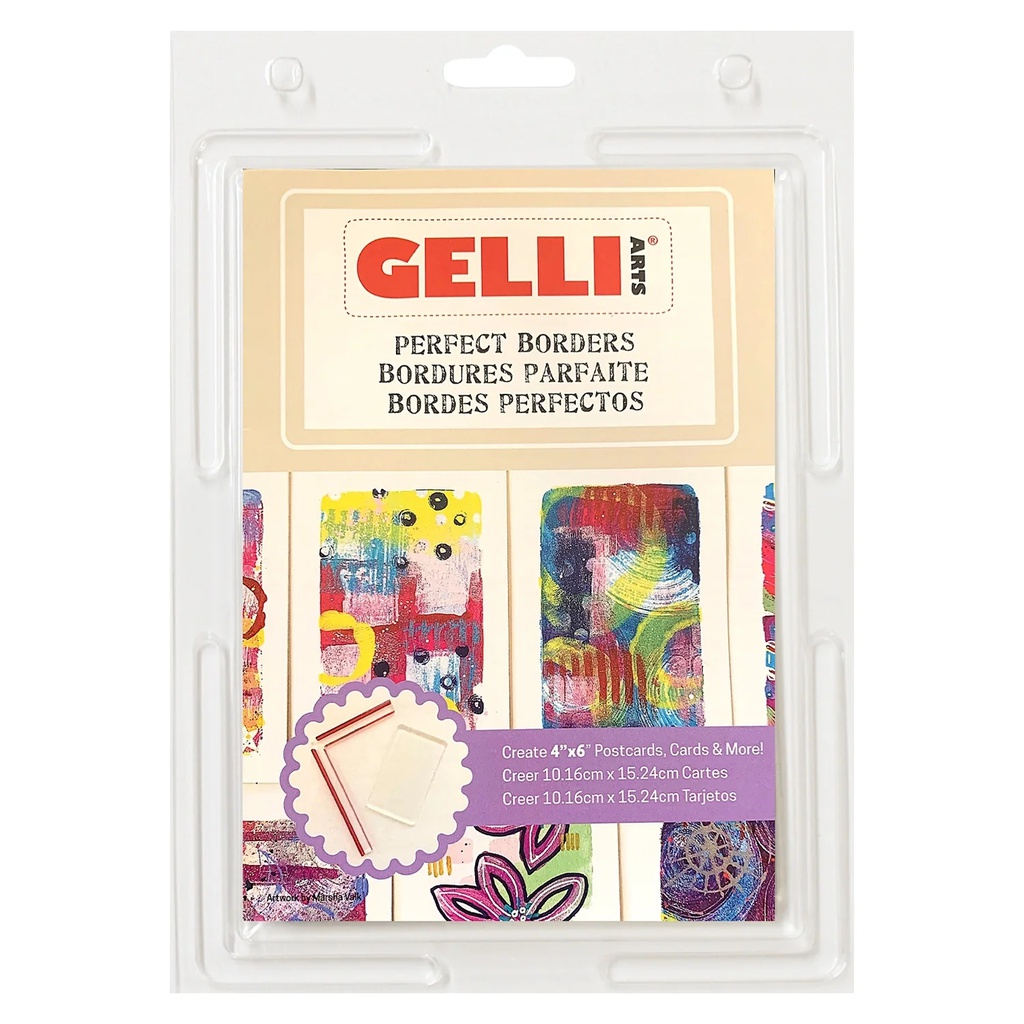 Gelli Arts® Perfect Borders 4"x6" 