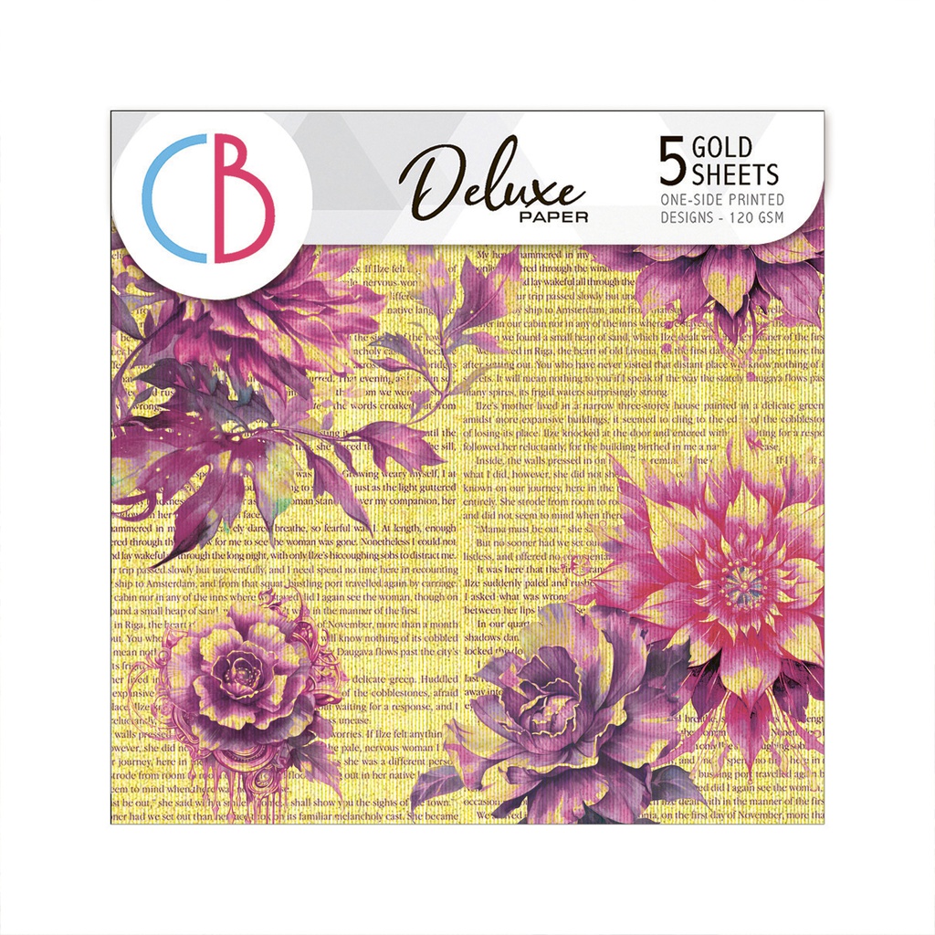Ciao Bella Paper - Ethereal Deluxe Gold Paper (6"x6")