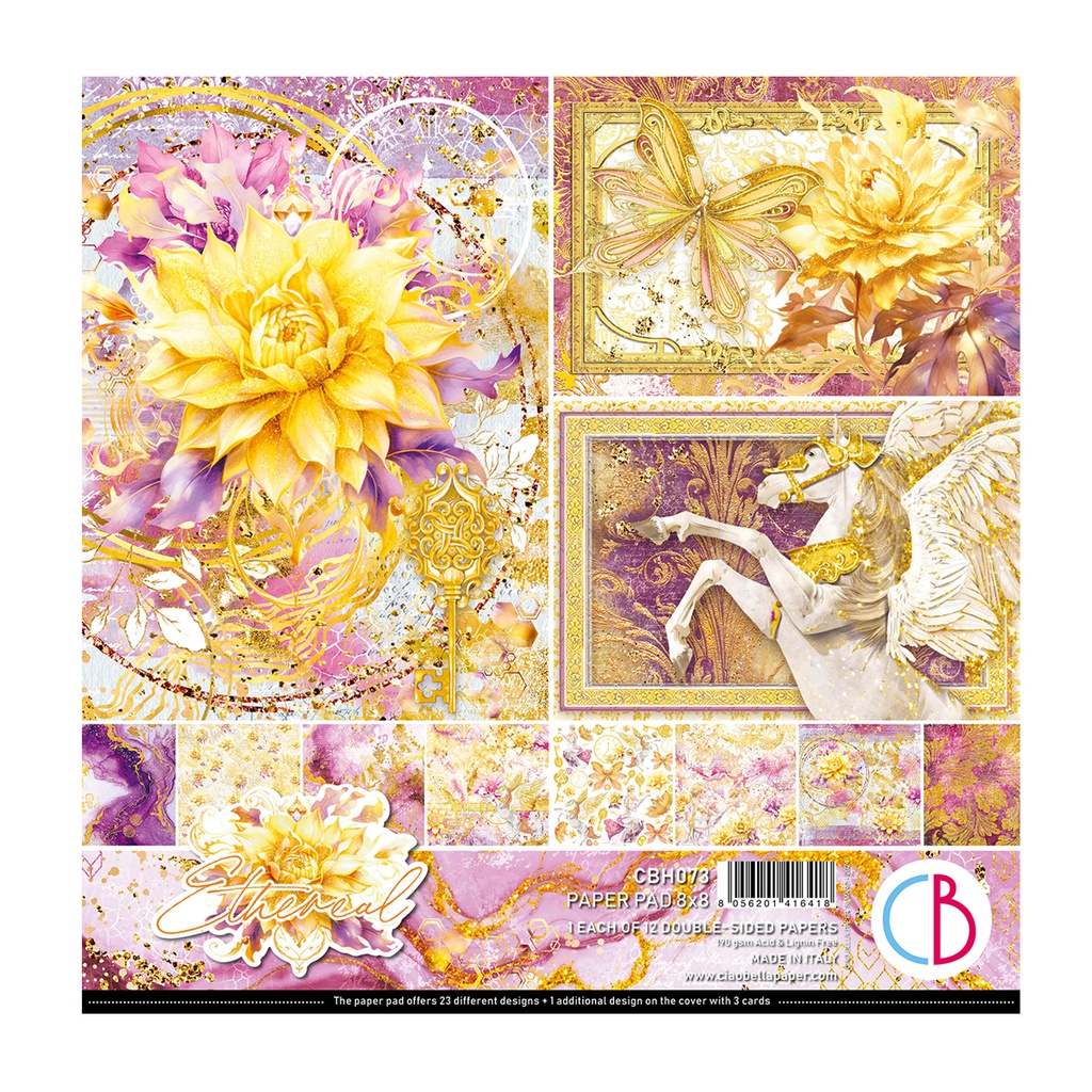 Ciao Bella Paper - Ethereal Paper Pad (8"x8")