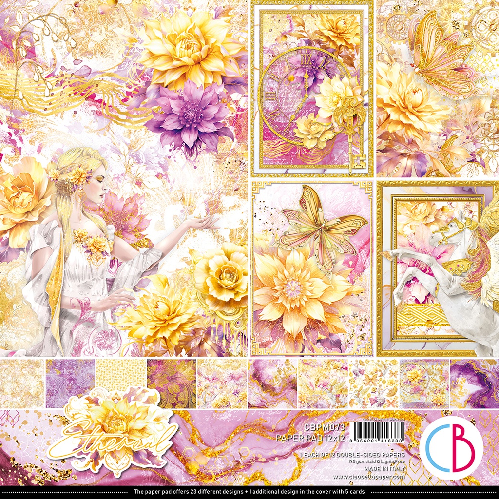 Ciao Bella Paper - Ethereal Paper Pad (12"x12")