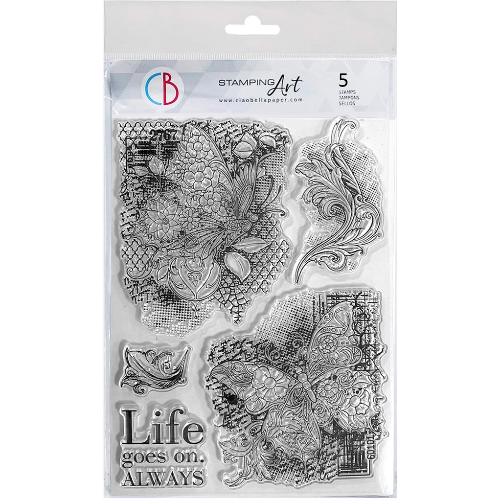 Ciao Bella Paper - Dreamweaver 6"x8" stamp set