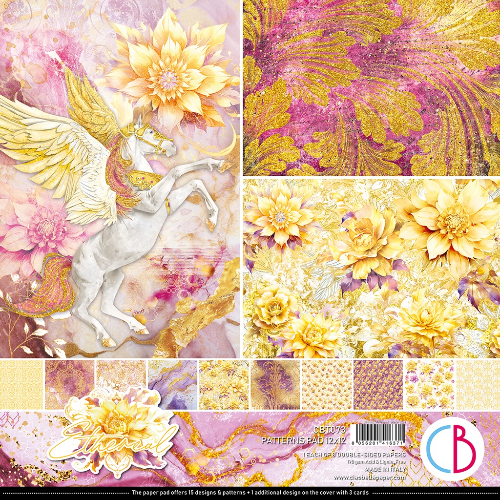 Ciao Bella Paper - Ethereal - 12"x12" Patterns Pad 