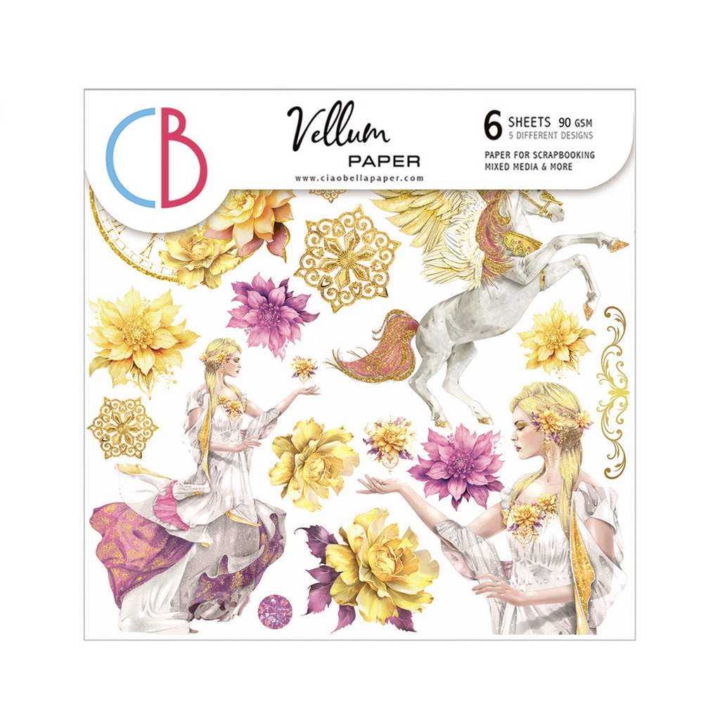 Ciao Bella Paper - Ethereal 6"x6" Vellum