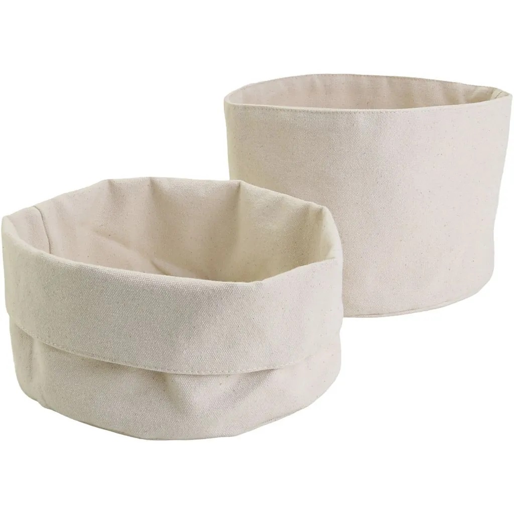 Creativ - Cotton Fabric Baskets (10pk)