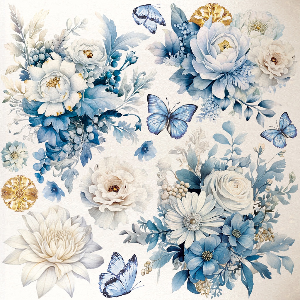 Ciao Bella Paper - Midnight Spell 6"x6" Deluxe Pearl Paper 