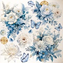 Ciao Bella Paper - Midnight Spell 6"x6" Deluxe Pearl Paper 