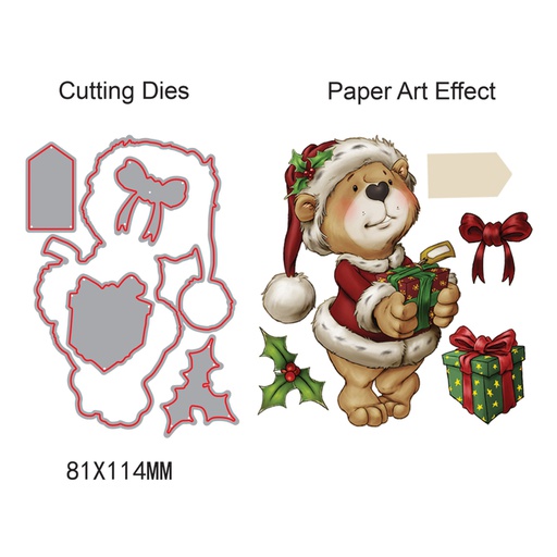 Match It Christmas Bears Die Set - Santa