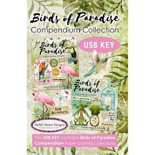 Birds of Paradise Crafting Compendium USB