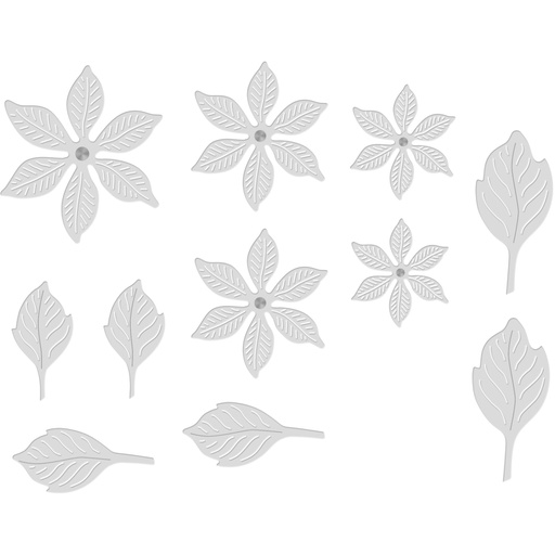 Sweet Dixie Layered Poinsettias die set