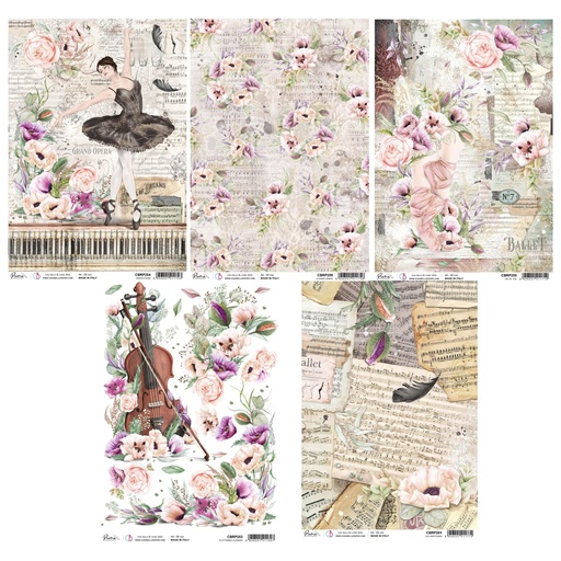 Ciao Bella Paper Le Cygne Noir Rice Paper Selection (5 designs)