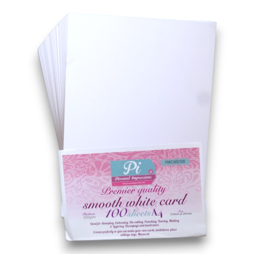 Personal Impressions Premier Smooth White A4 Card (x100)