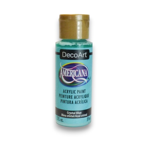 DecoArt Americana Acrylic - Crystal Blue (2oz) 