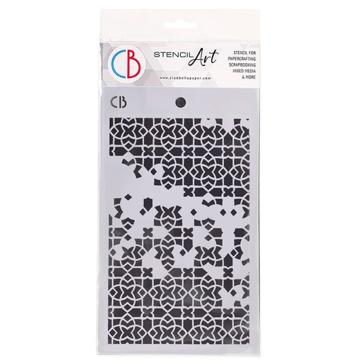 Ciao Bella Paper - Four Points 5"x8" stencil