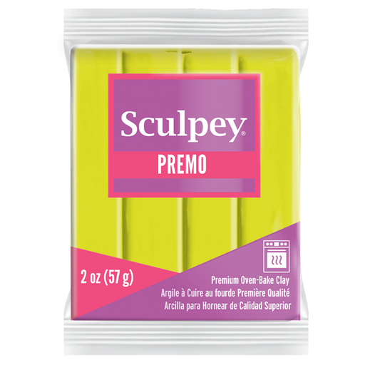 Sculpey Premo - Fluorescent Yellow  (2oz) (not in display programs)