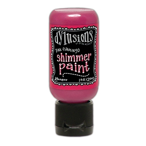 Dylusions Shimmer Paint - Pink Flamingo (1oz)