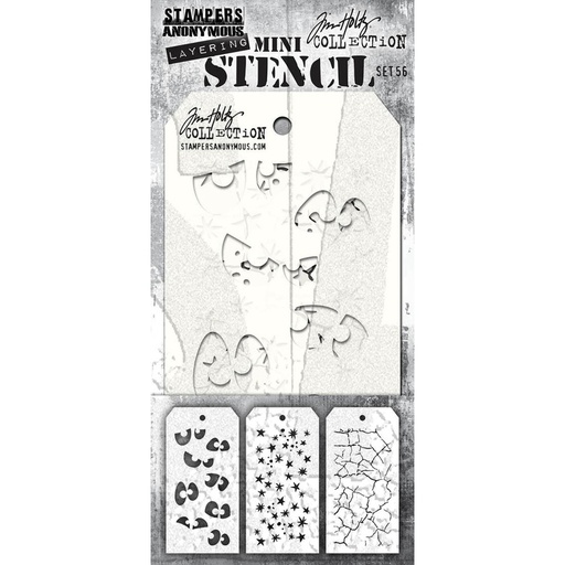 Tim Holtz Mini Layering Stencil Set #56