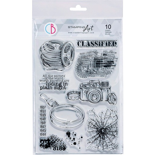 Ciao Bella Paper - Classified 6" x 8" Stamp Set