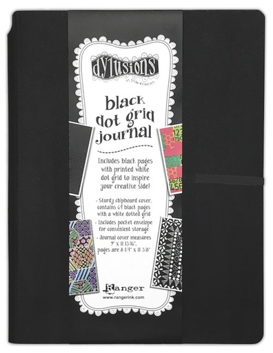Dylusions Journal - Black with Dots