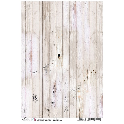 Ciao Bella Paper - Shabby Elegance  A4 Rice Paper (Single Sheet)