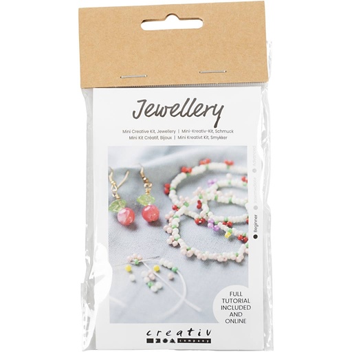 Creativ - Jewellery Mini Craft Kit - Elastic Bracelet & Earrings